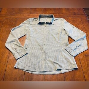 Women’s KUHL Button Front Long Sleeve Shirt, S.